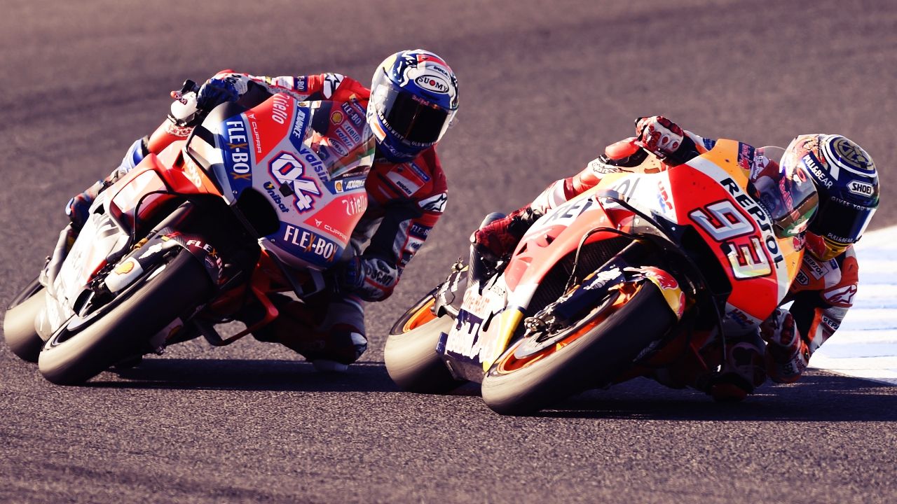 El límite que separa a Marc Márquez y Andrea Dovizioso