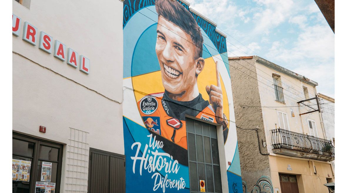 Marc Márquez, arte urbano