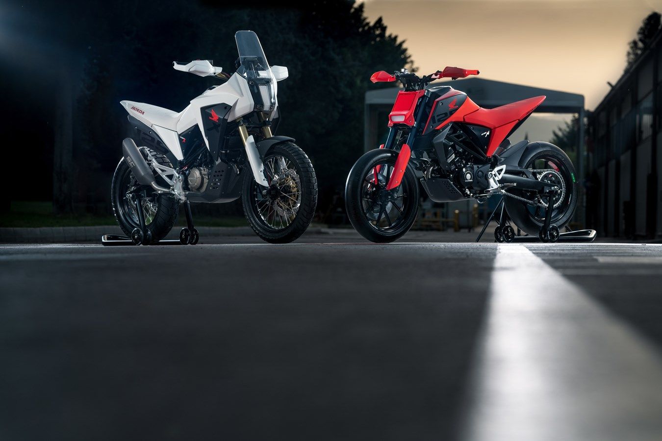 Honda CB125M y CB125X, dos prototipos sobre la mecánica de la conocida CB125R.