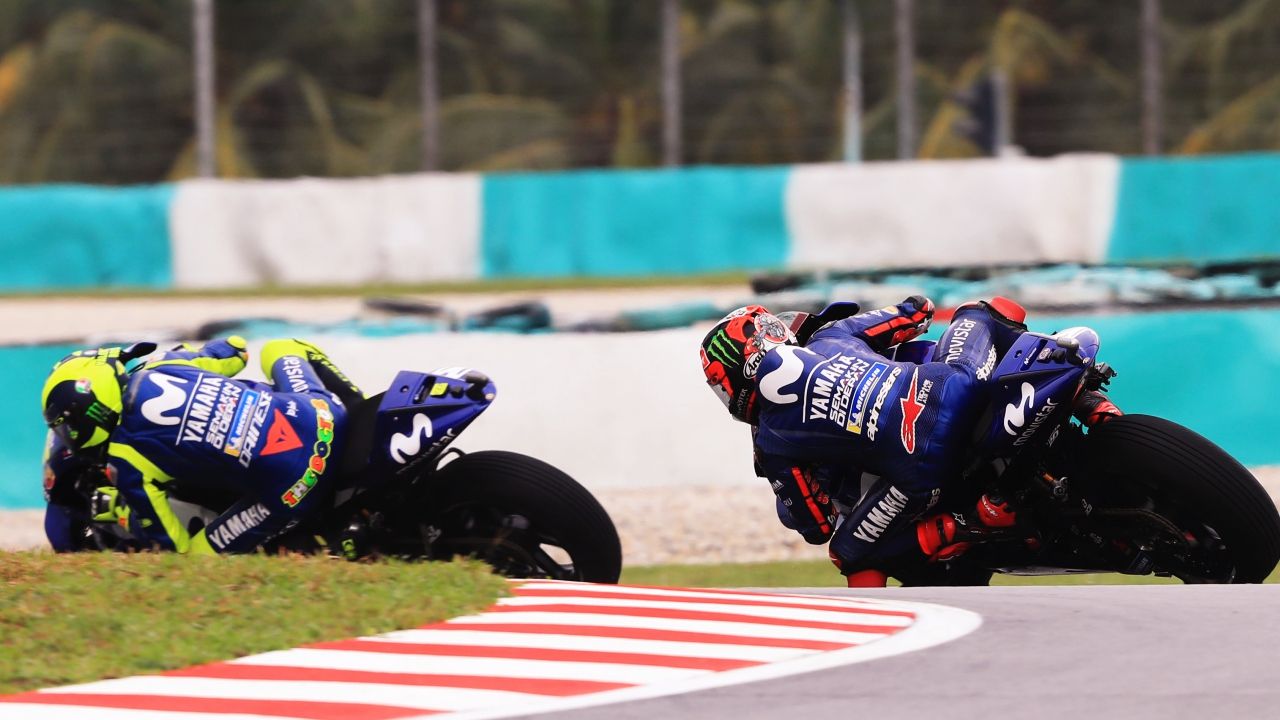 Valentino Rossi y Maverick Viñales en Sepang (Foto: Gold & Goose)