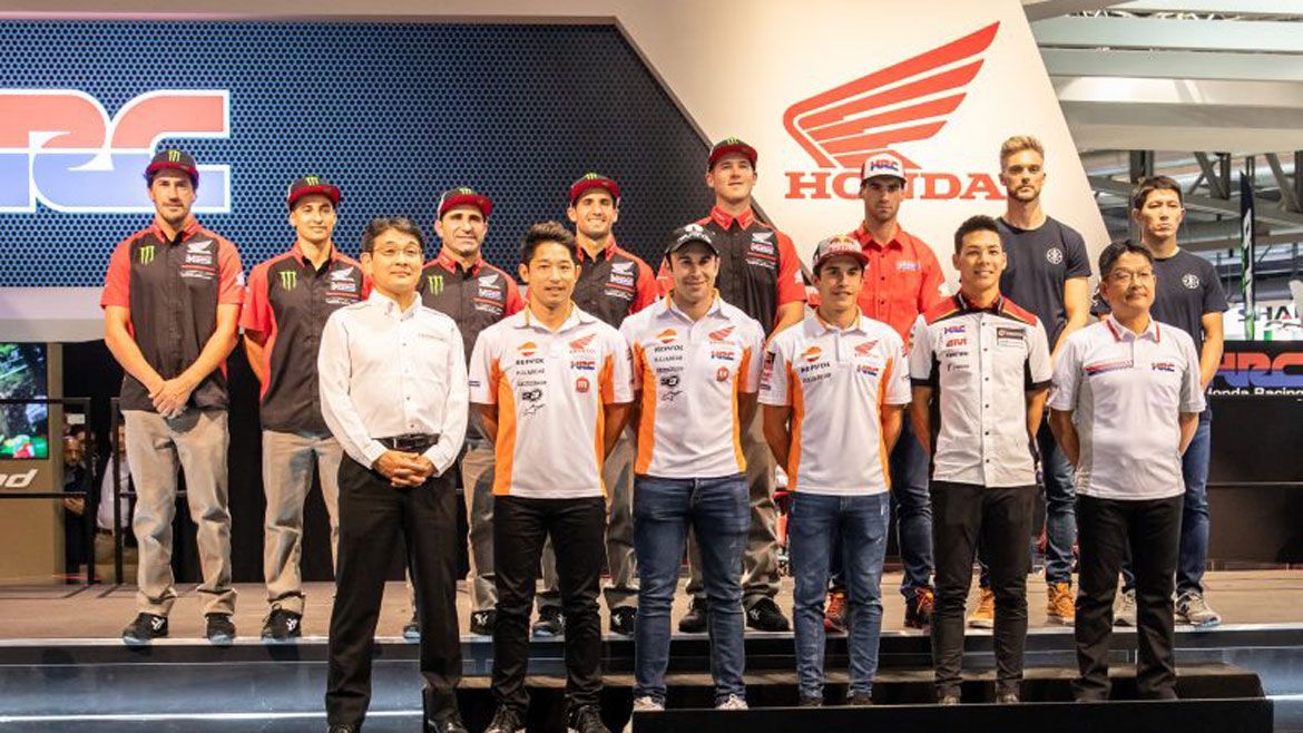 Honda presenta en el EICMA su moto para Dakar 2019
