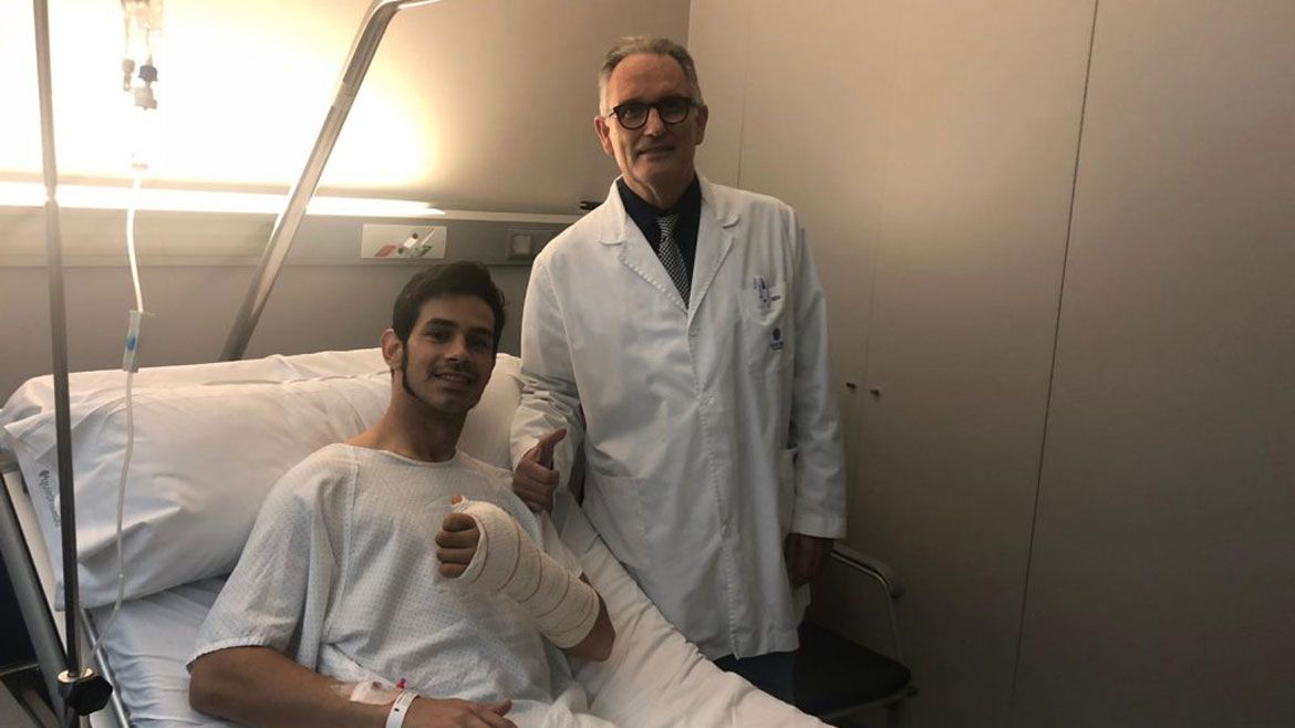Jordi Torres operado con éxito tras su caída en Sepang 
