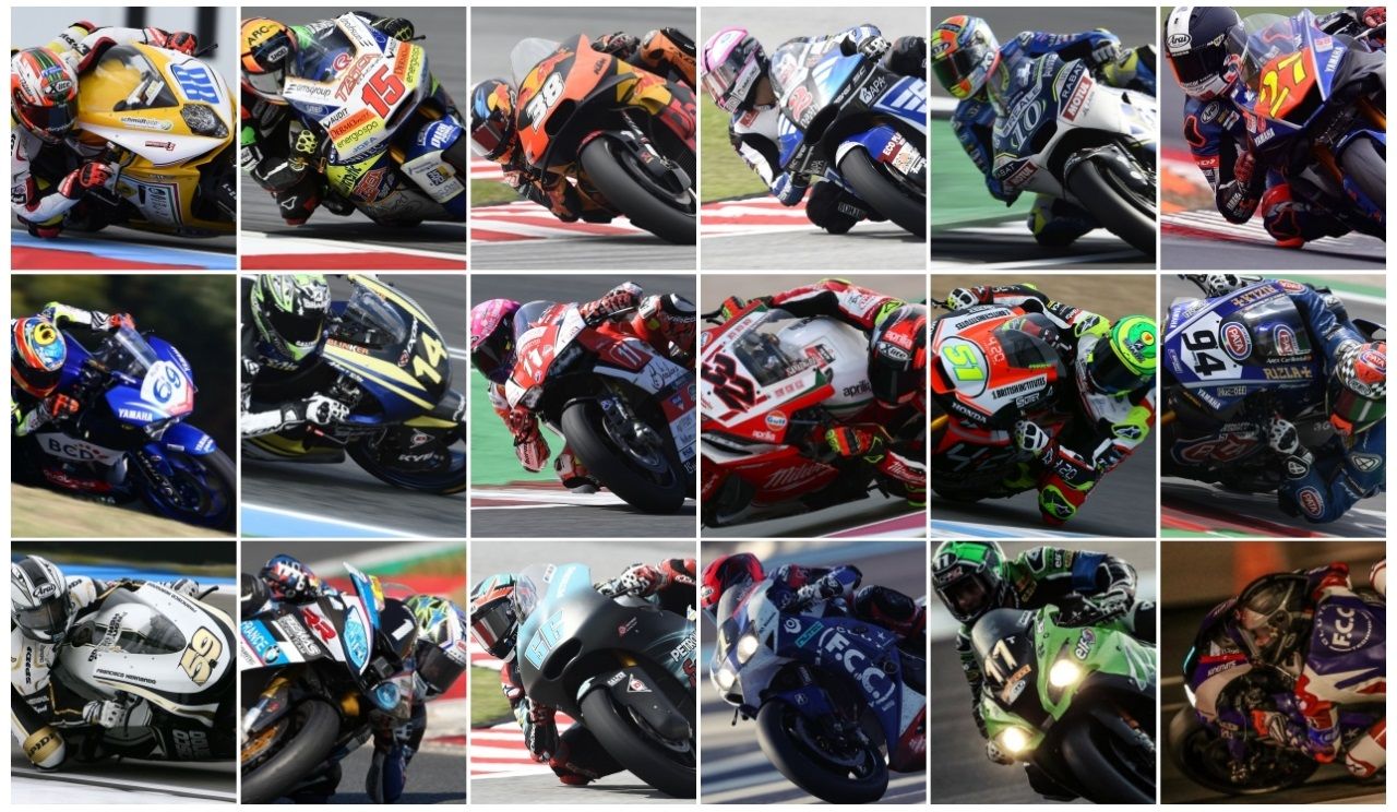 Los 18 pilotos de la Copa del Mundo FIM MotoE 2019.