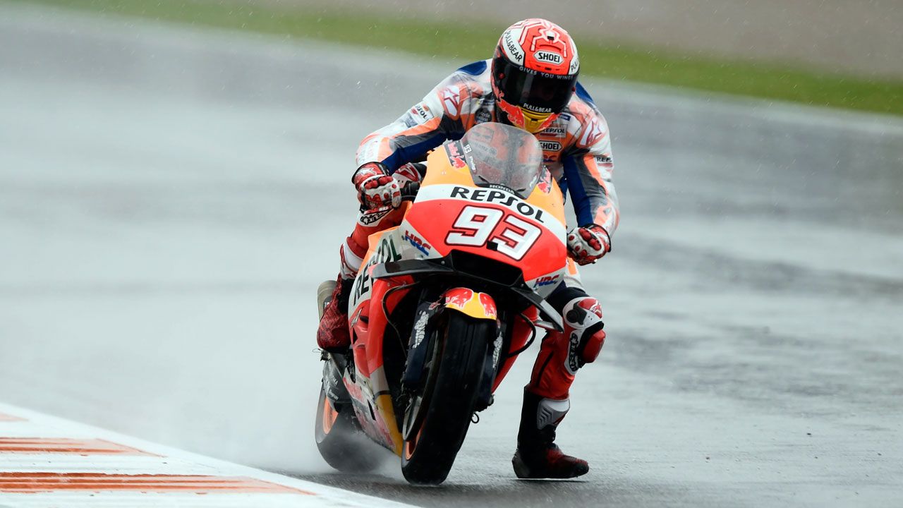 Marc Márquez. “Para mí es más importante el test del martes que la carrera”