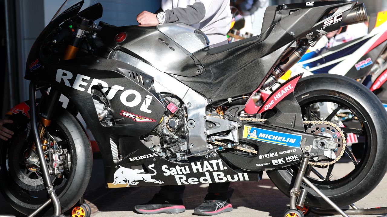 La Honda RC213V de Marc Márquez en los test pre MotoGP 2019, al detalle
