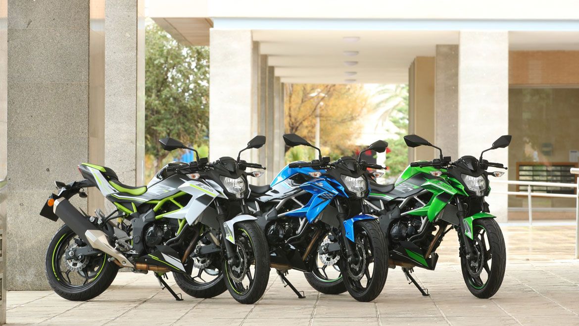Presentación de Kawasaki Ninja y Z125