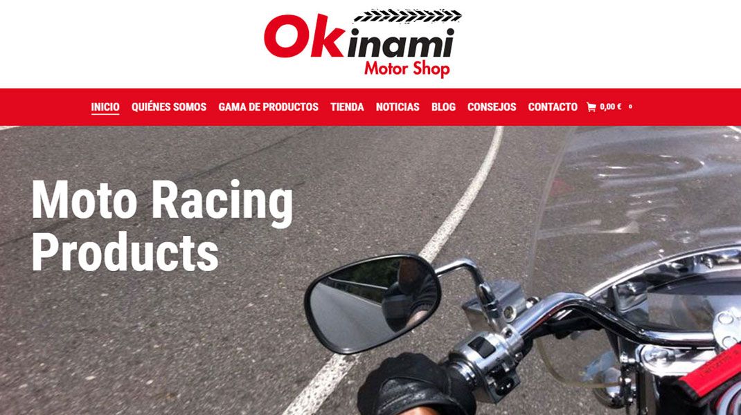 Llega Okinami Motor, la nueva tienda online realizada por y para motoristas