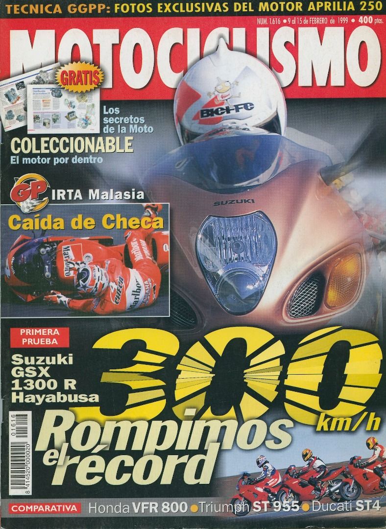 Suzuki Hayabusa 1999, galería de la prueba original