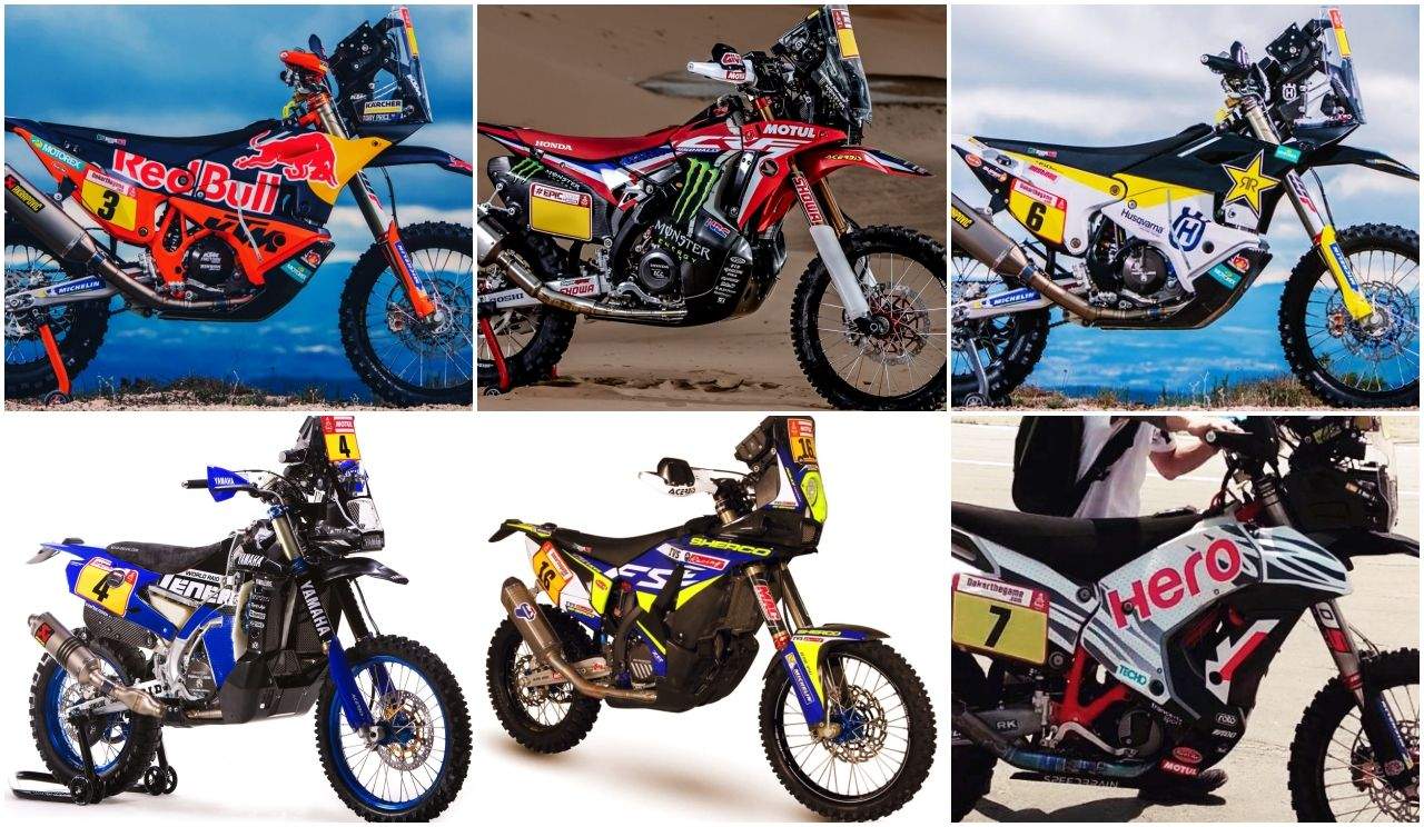 Las motos del Dakar 2019