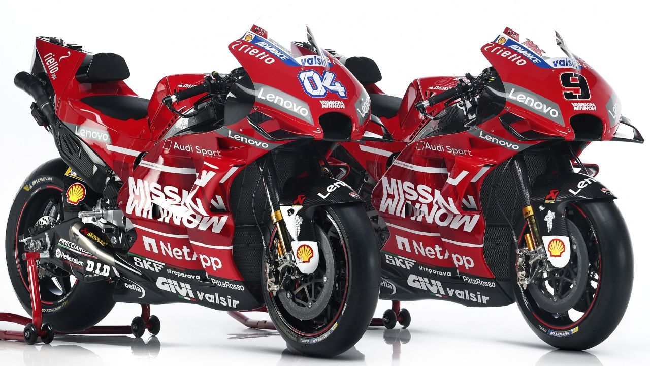 Ducati presenta la GP19 de Andrea Dovizioso y Danilo Petrucci para MotoGP 2019