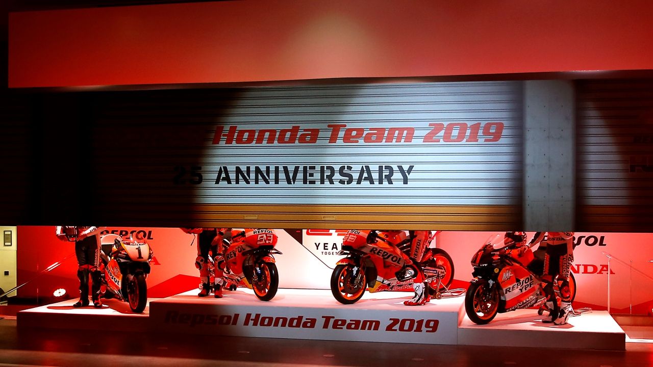 Presentación Repsol Honda MotoGP 2019 con Marc Márquez y Jorge Lorenzo