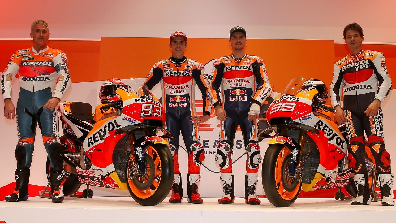 Presentación Repsol Honda MotoGP 2019 con Marc Márquez y Jorge Lorenzo