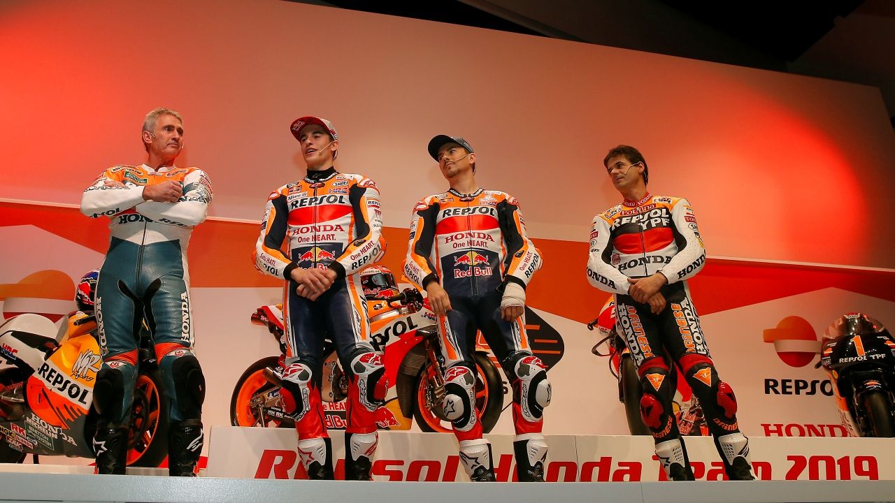 Presentación Repsol Honda MotoGP 2019 con Marc Márquez y Jorge Lorenzo