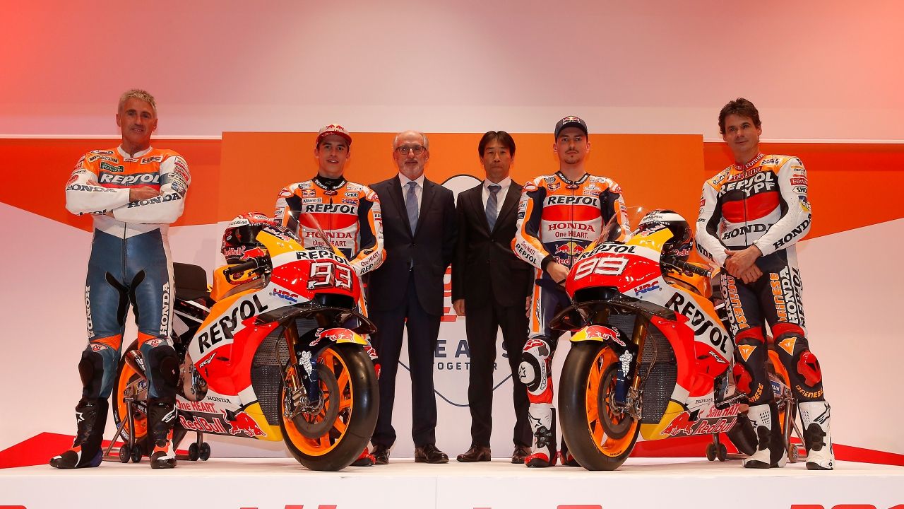 Presentación Repsol Honda MotoGP 2019 con Marc Márquez y Jorge Lorenzo