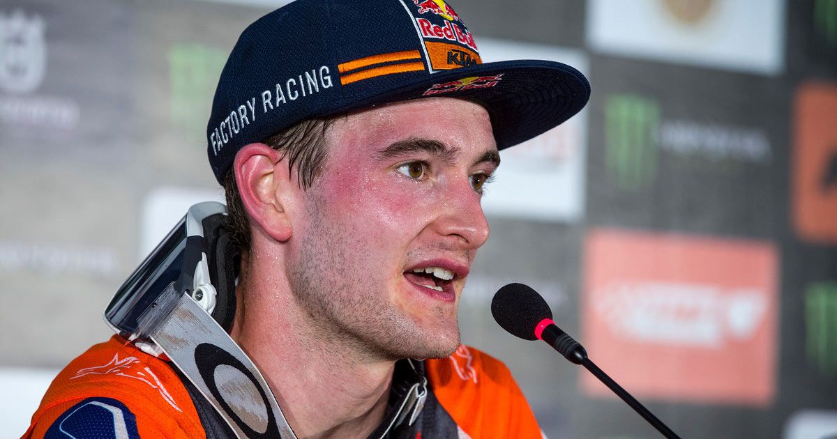 Jeffrey Herlings, duda por lesión de cara el inicio de MXGP