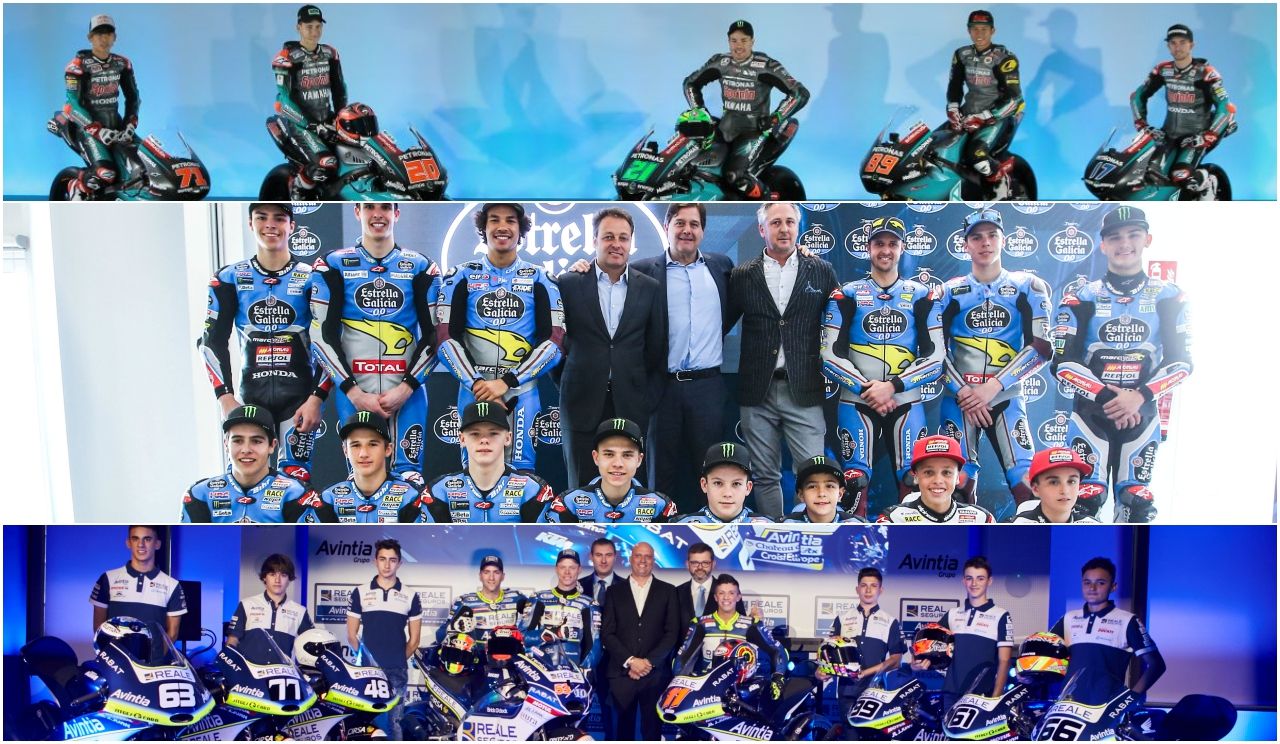 Los equipos-pirámide de MotoGP, una tendencia al alza y con color español