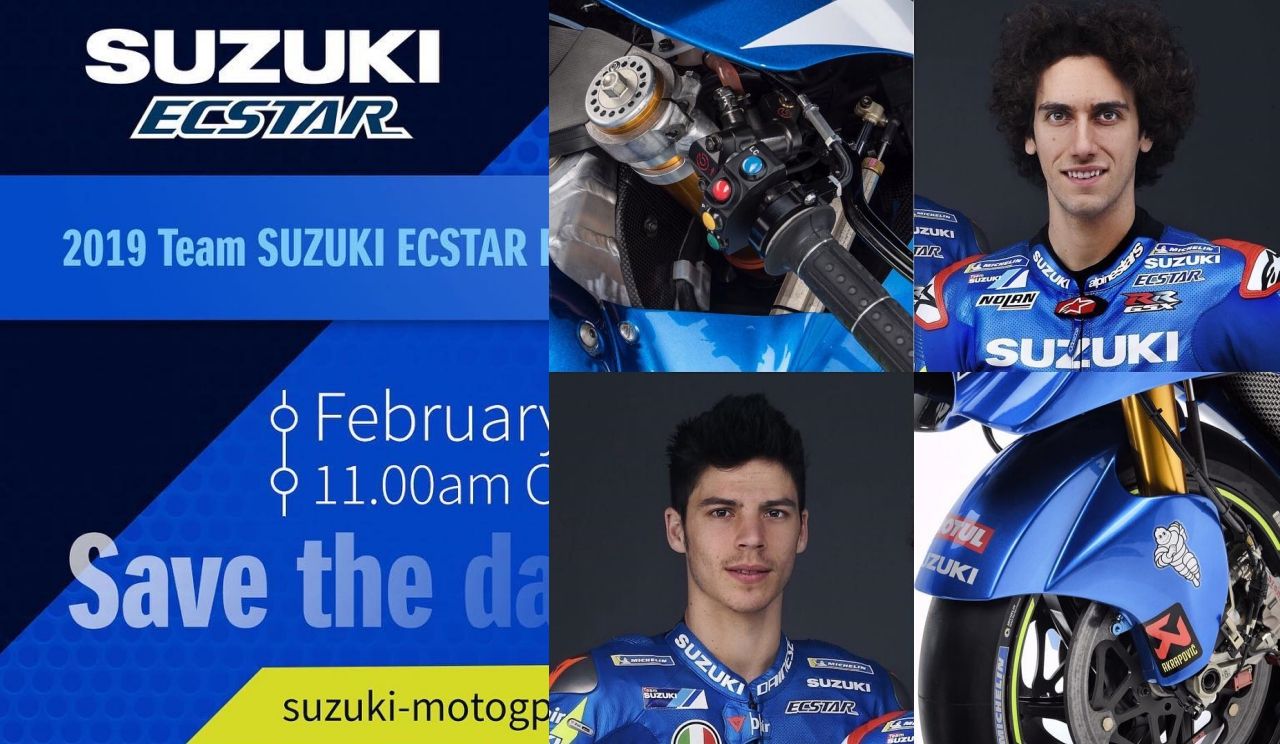 En directo, presentación Suzuki GSX-RR MotoGP 2019 con Álex Rins y Joan Mir