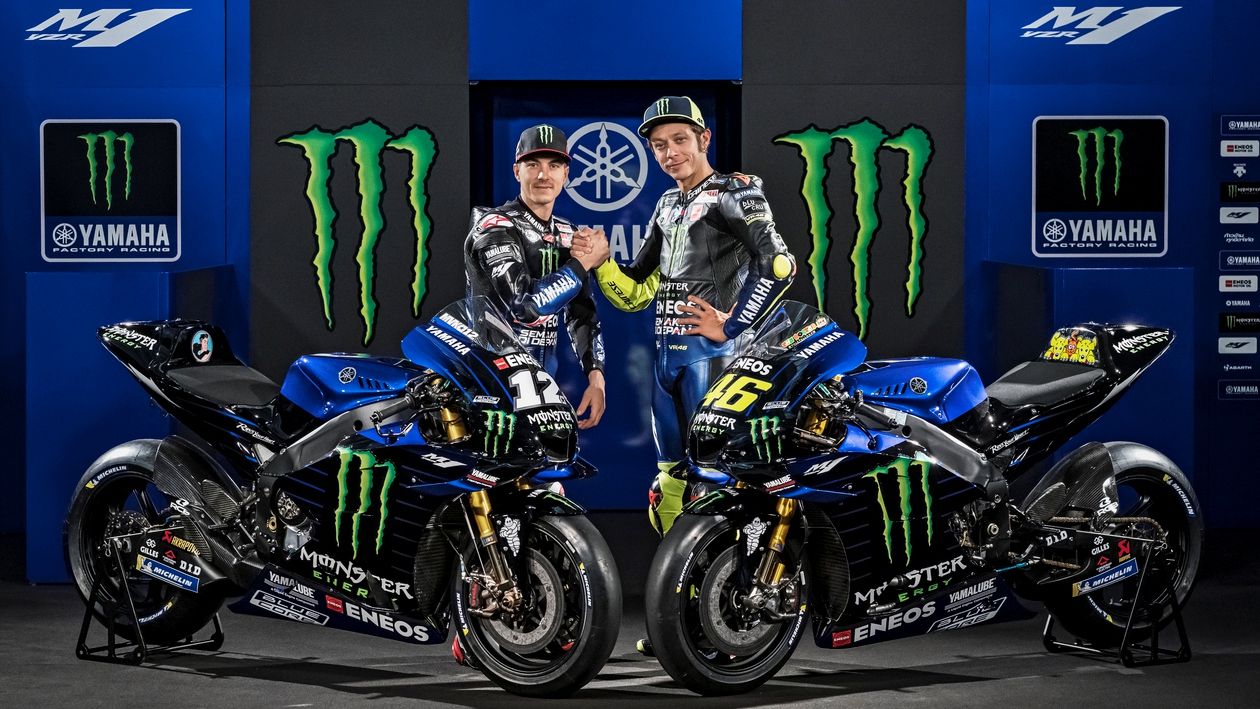 La Yamaha YZR-M1 de Valentino Rossi y Maverick Viñales pasa al negro en MotoGP 2019