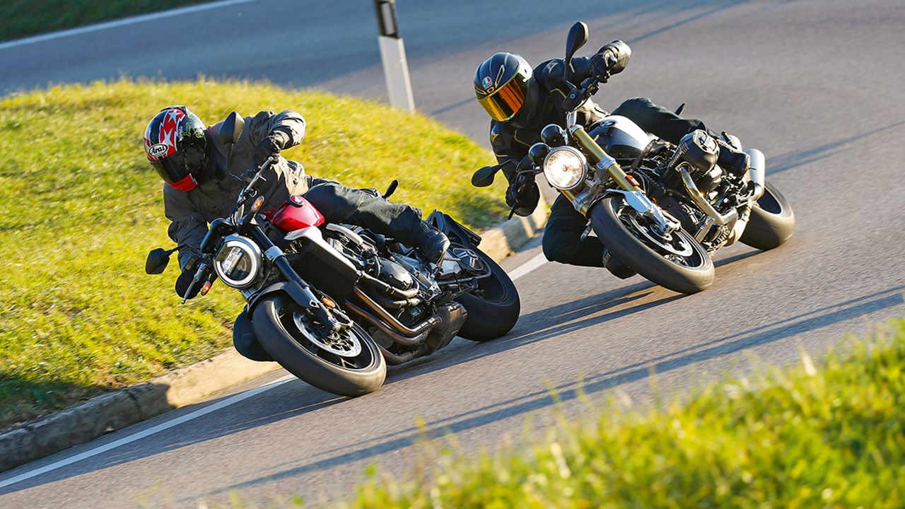 Fotos de la comparativa BMW nineT vs Honda CB1000R