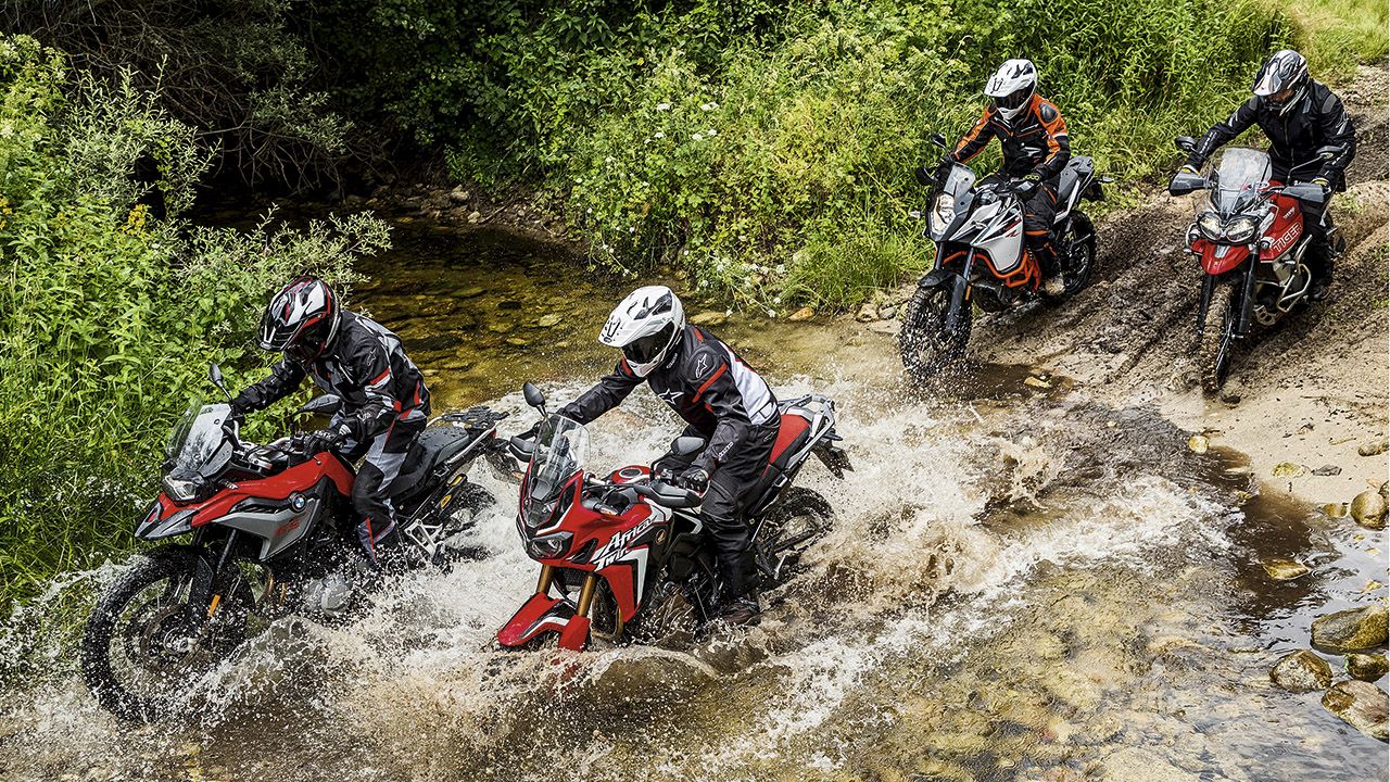 Comparativa trail, BMW F 850 GS, Honda CRF1000L Africa Twin, KTM 1090 Adventure R, Triumph Tiger 800 XCA