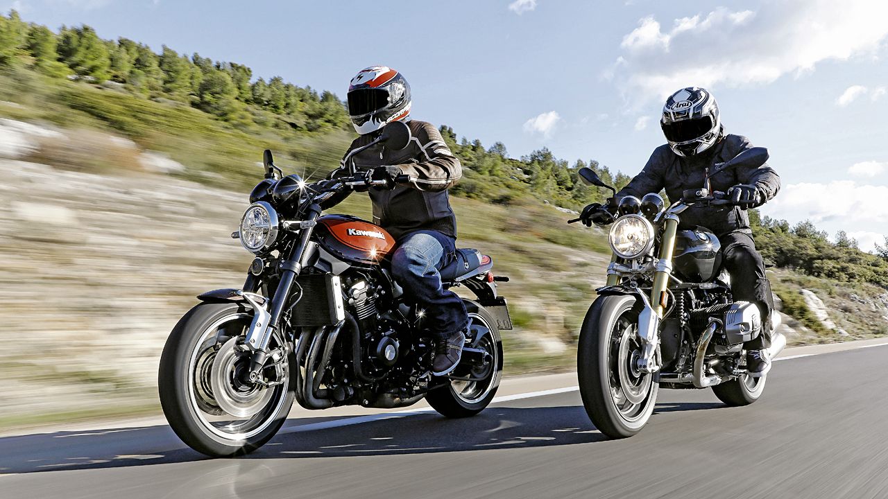 Comparativa Vintage: BMW R nineT, Kawasaki Z900RS