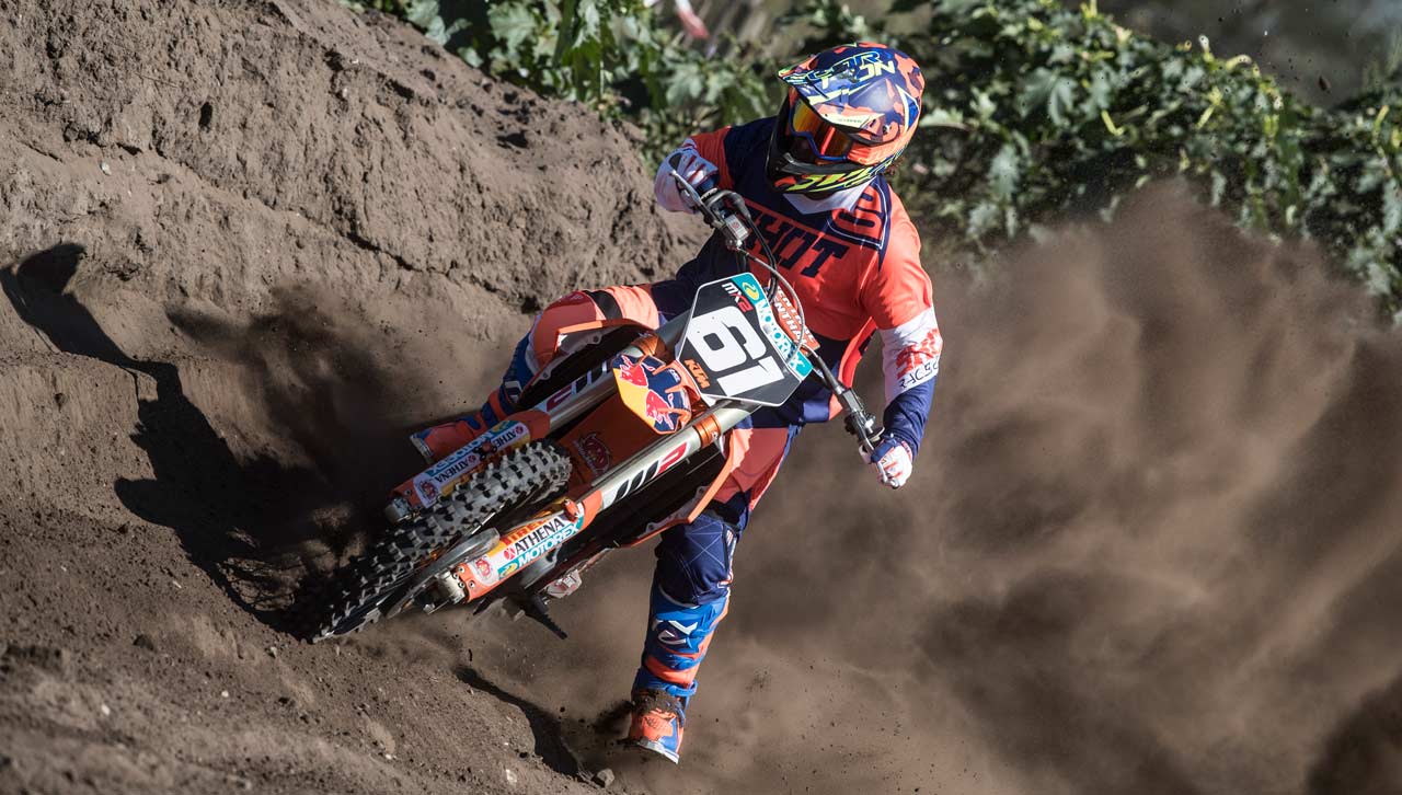 KTM 250 SXF Factory de Jorge Prado, prueba de la campeona del mundo
