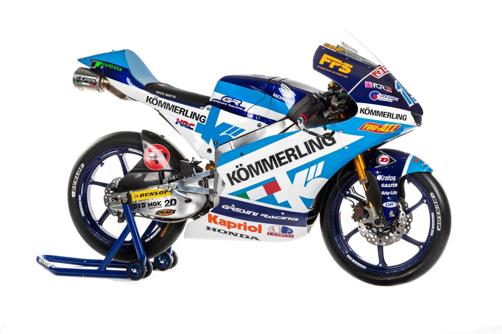 Los nuevos colores del equipo Gresini de Moto3