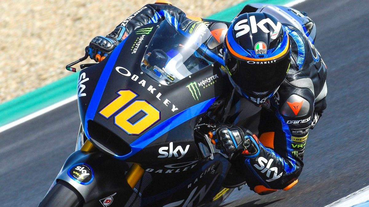 Luca Marini comanda el primer día de Moto2 2019 en Jerez seguido de Iker Lecuona