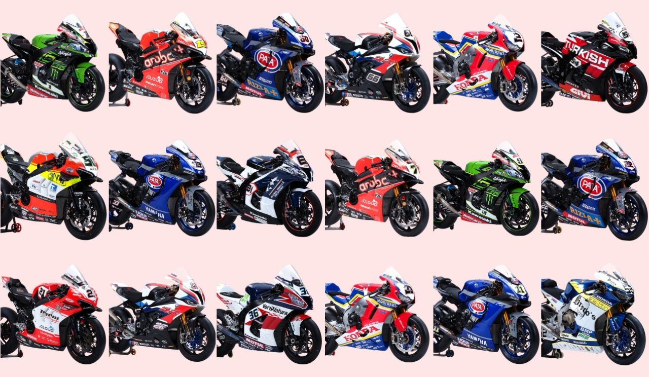 Los 18 pilotos del Mundial Superbike 2019