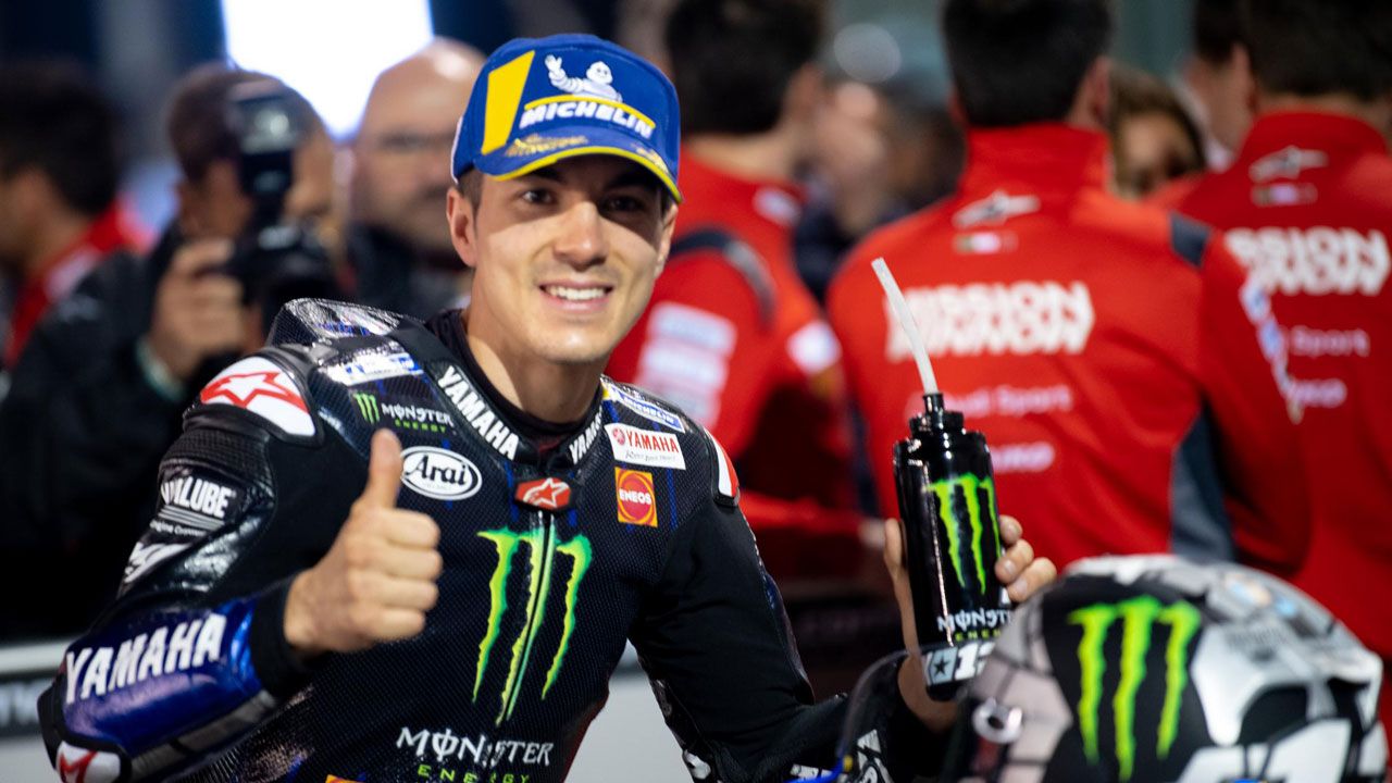 Maverick Viñales: “Intentaré escaparme, porque con la velocidad punta que tenemos…”