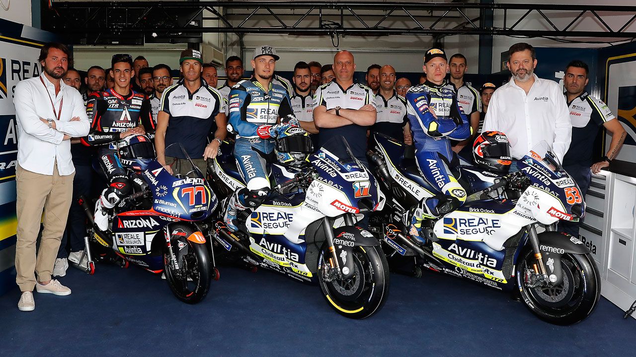 Presentación del equipo Reale Avintia Racing 2019.