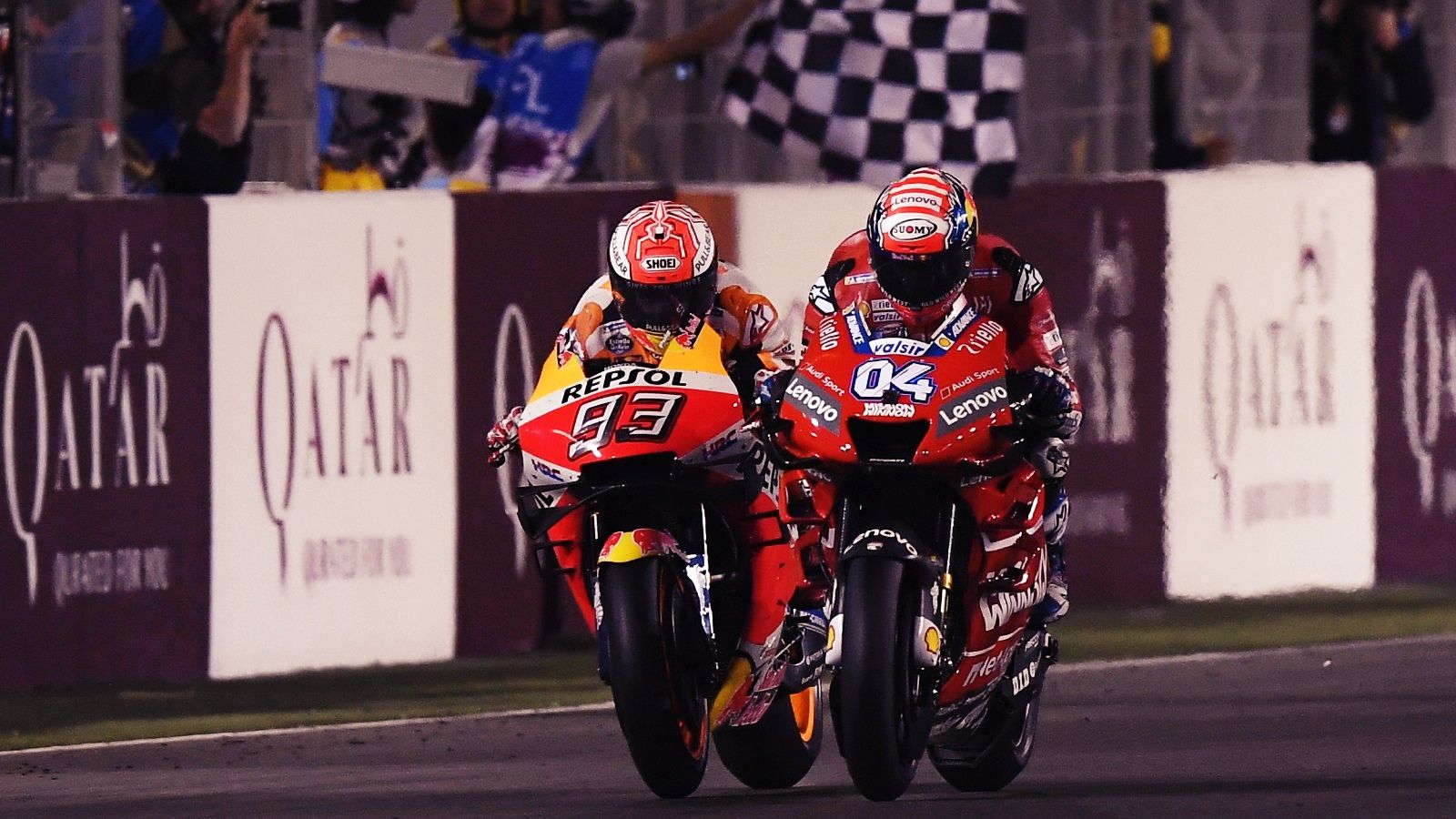 Andrea Dovizioso, Marc Márquez y un espectáculo de 10