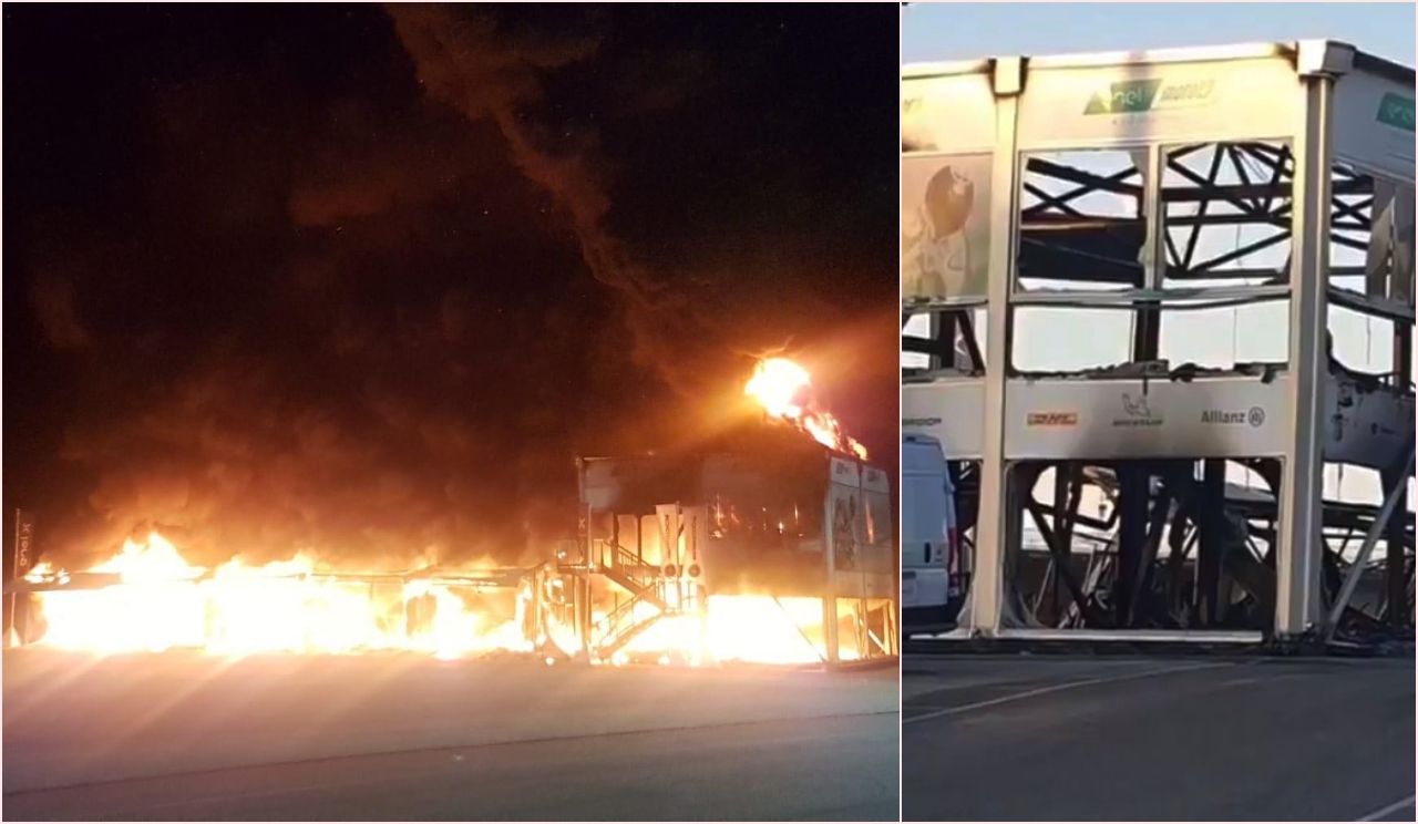 Incendio en las instalaciones de MotoE: calcinadas todas las motos y materiales