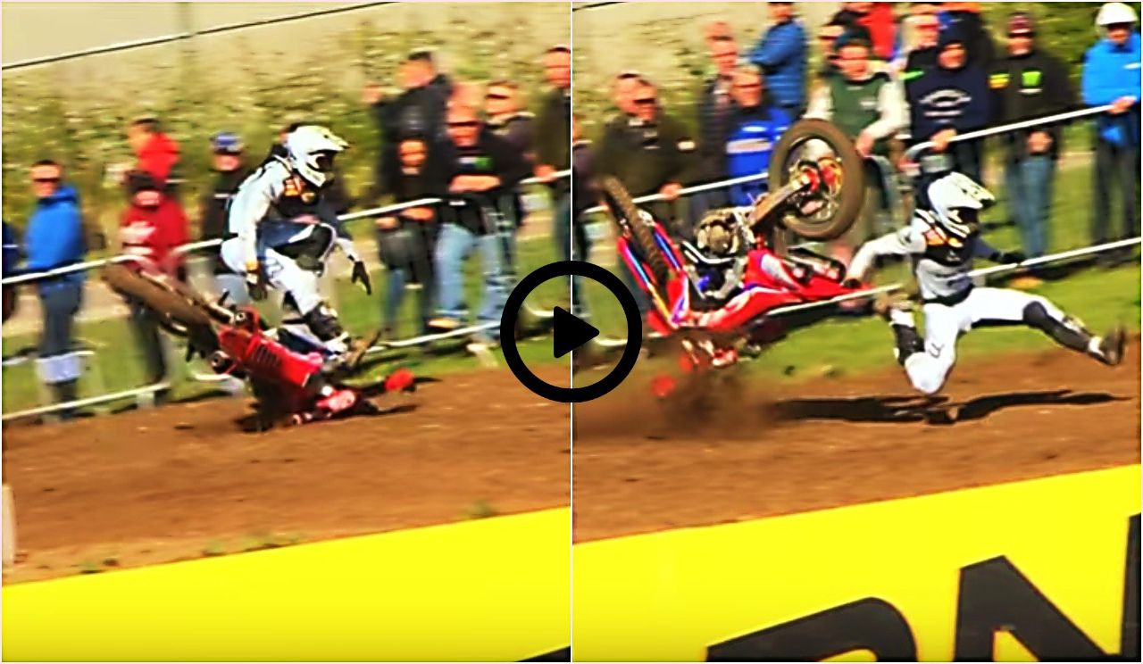 La proeza de Tim Gajser: de esta escalofriante caída a ganar año y medio después