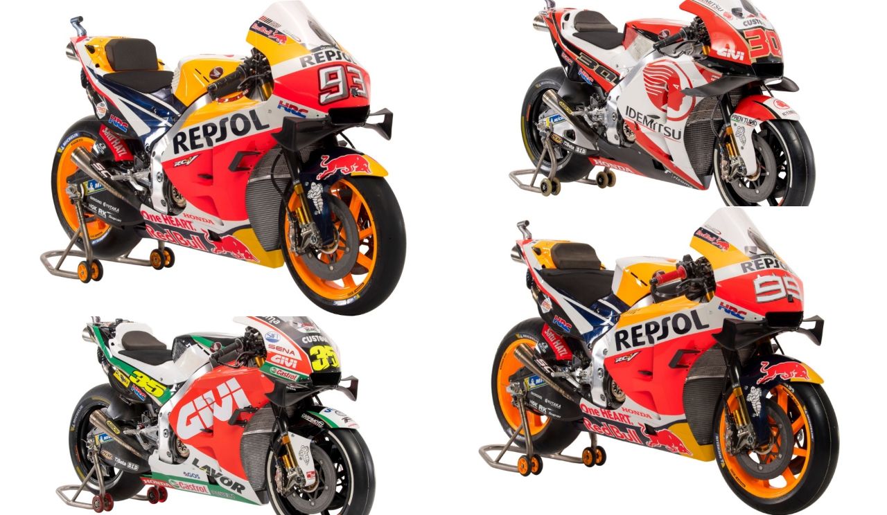Las 6 motos de MotoGP 2019