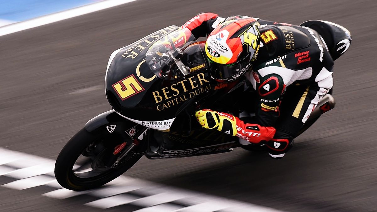 Jaume Masiá estrena su palmarés ganando en la locura de Moto3 en Argentina