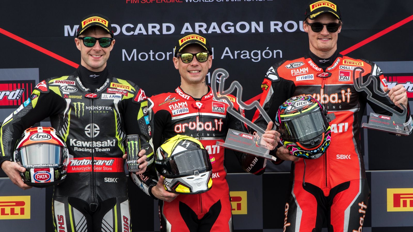 Álvaro Bautista en SBK Aragón