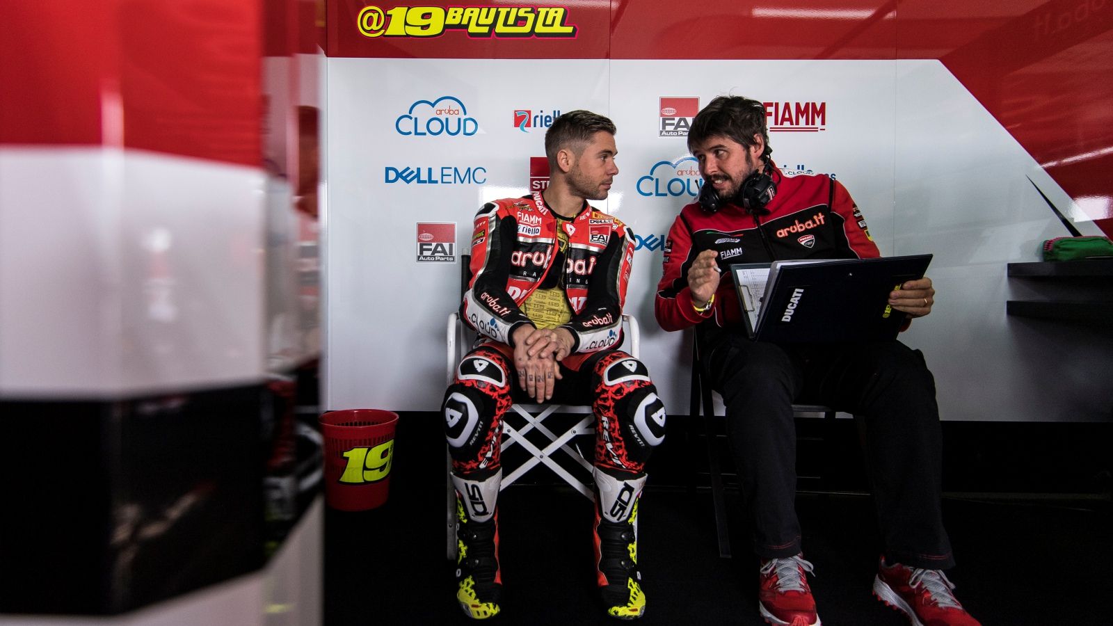 Álvaro Bautista en SBK Aragón