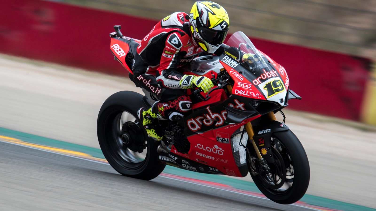 Álvaro Bautista en SBK Aragón