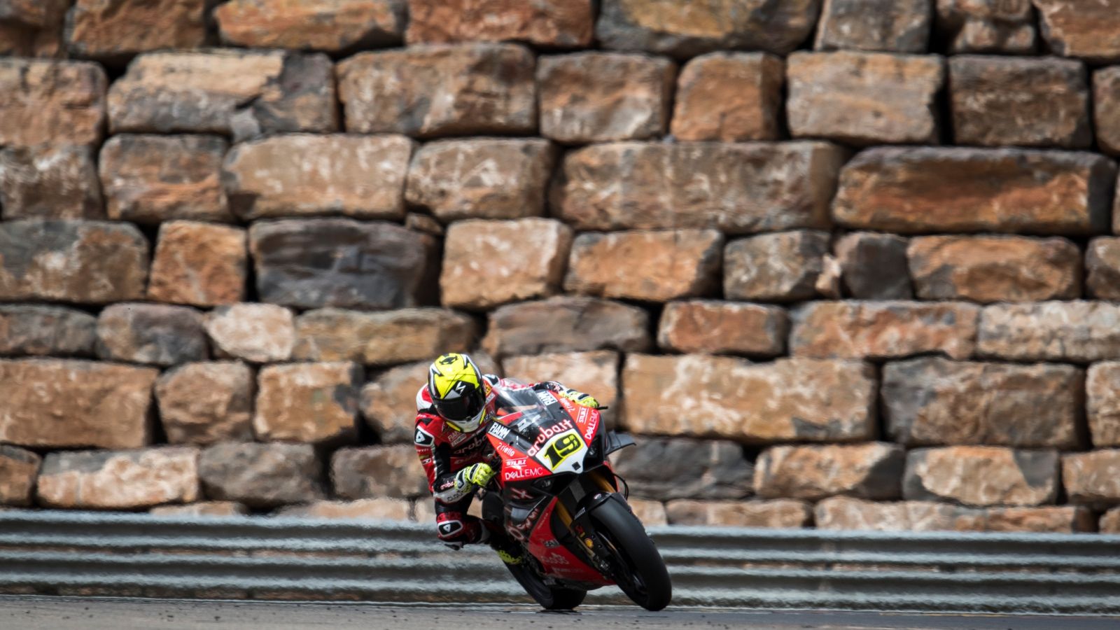 Álvaro Bautista en SBK Aragón