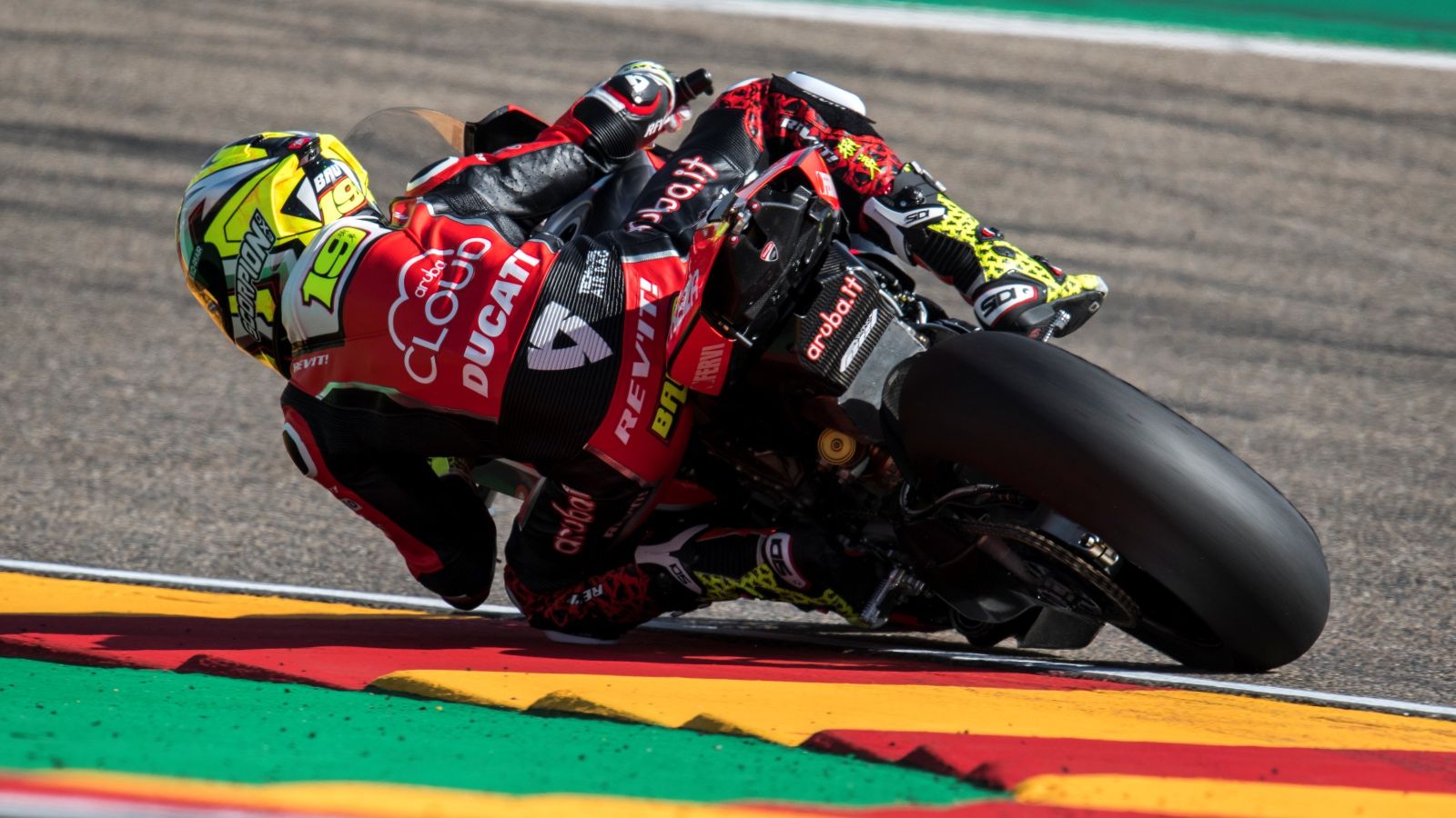 Álvaro Bautista en SBK Aragón