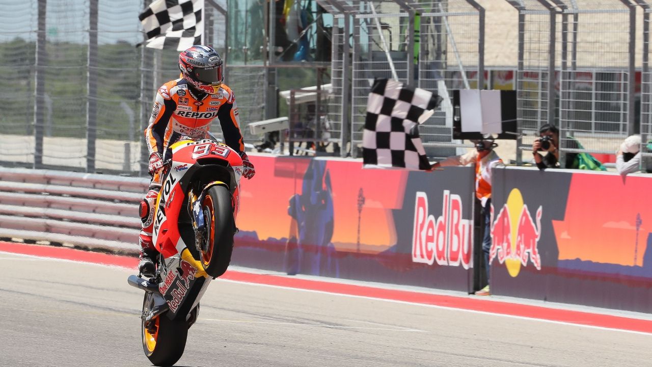 Marc Márquez puede igualar en Austin un registro histórico de Valentino Rossi
