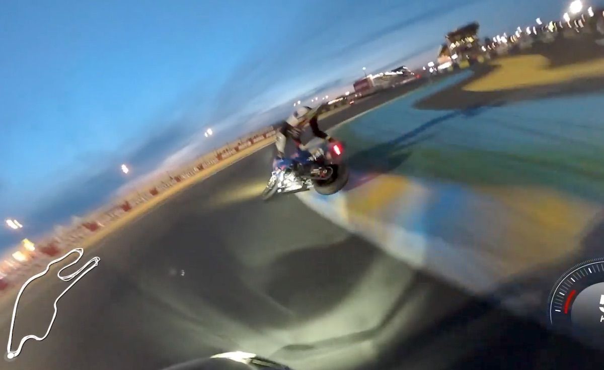 El espectáculo de Le Mans nocturno con Niccolo Canepa 