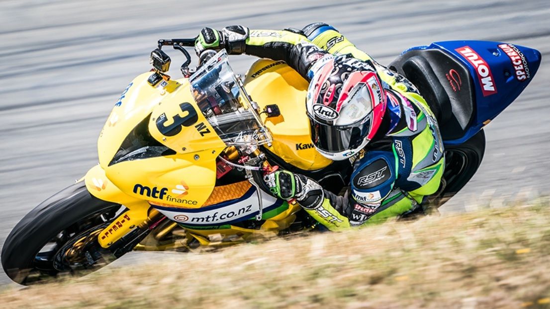 Avalon Biddle en el neozelandés de Supersport.