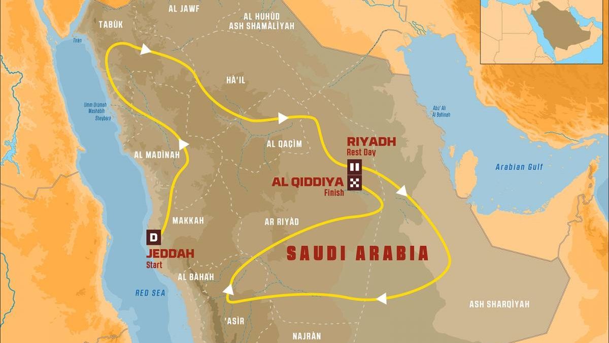 El Dakar 2020 ya tiene recorrido: 12 etapas de desierto y navegación en Arabia Saudí