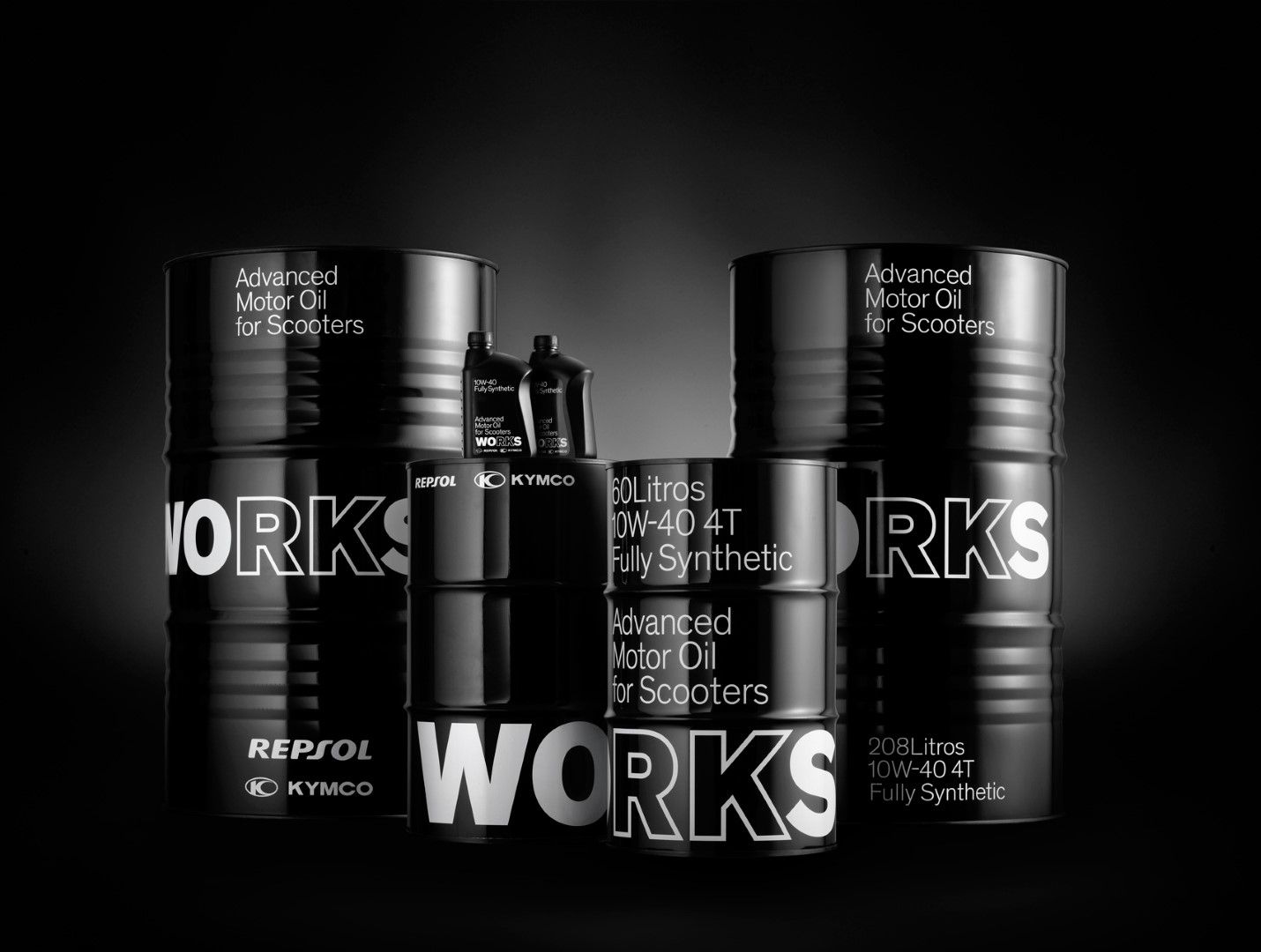 Aceite sintético de KYMCO y Repsol 