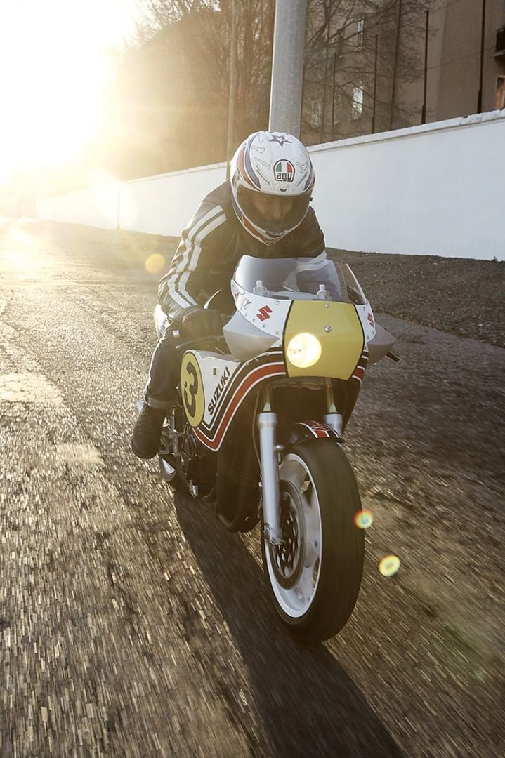 Suzuki LUCKY X, réplica Lucchinelli
