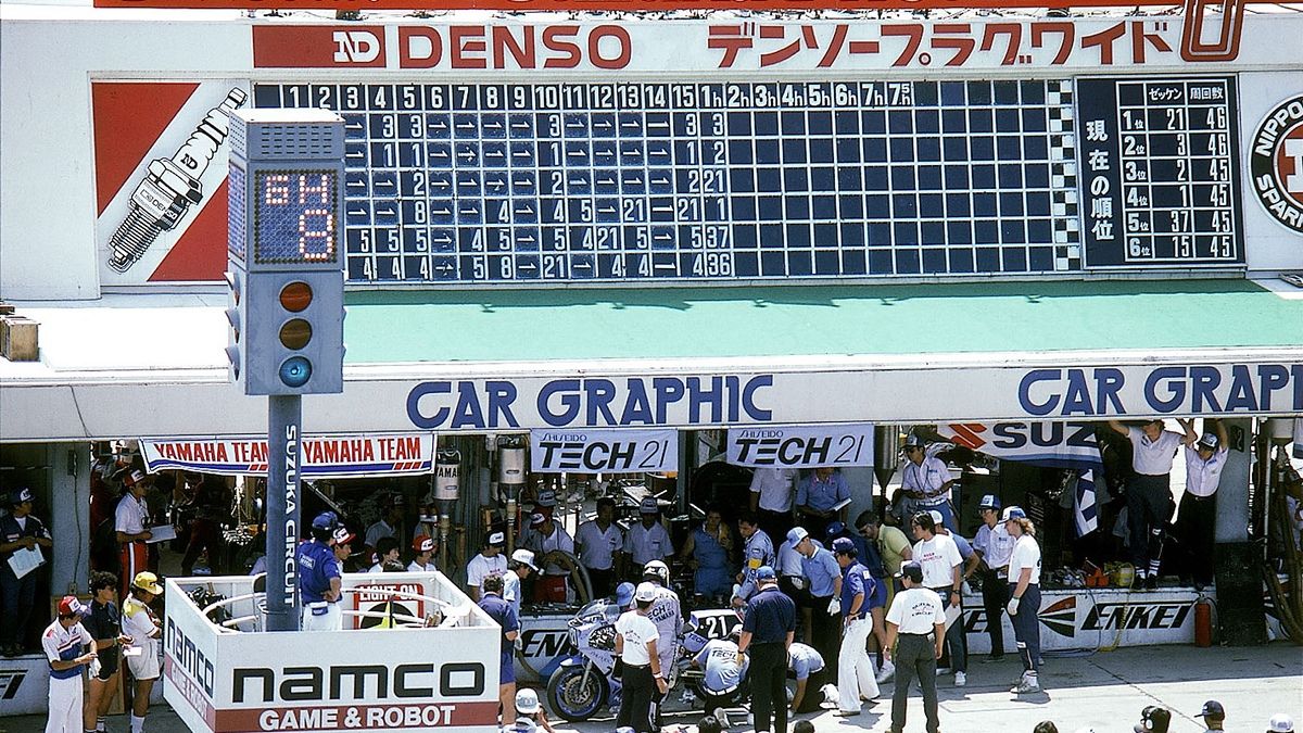 Yamaha en las 8 horas de Suzuka de 1985