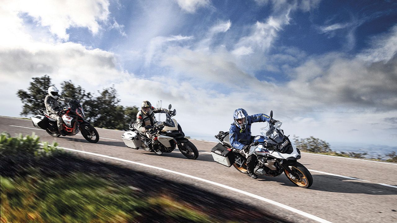 BMW R 1250 GS HP, Ducati Multistrada 1260 Enduro y KTM 1290 Super Adventure R
