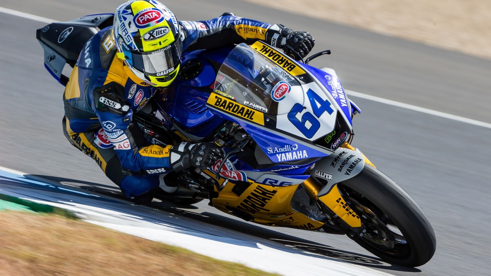 Federico Caricasulo se ha hecho con un gran triunfo en Jerez (Fotos: Yamaha).